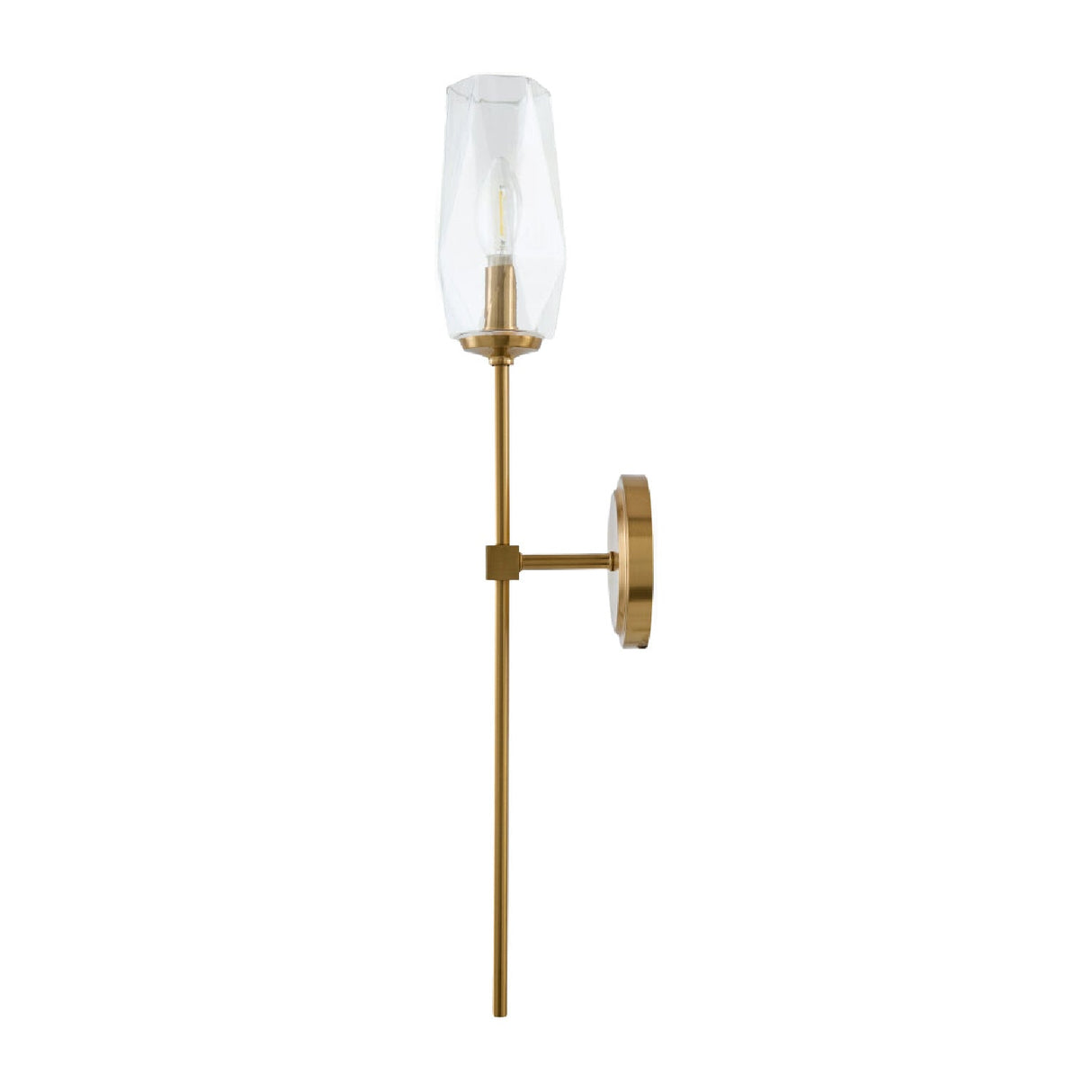 Modern European furniture - Clear Glass Shade Wall Lamp - www.oroa.com