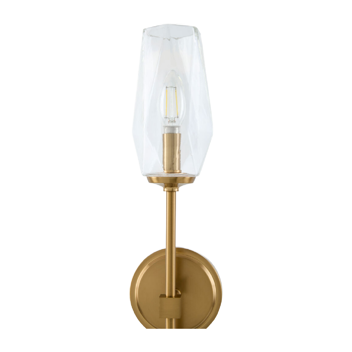 Modern European furniture - Clear Glass Shade Wall Lamp - www.oroa.com