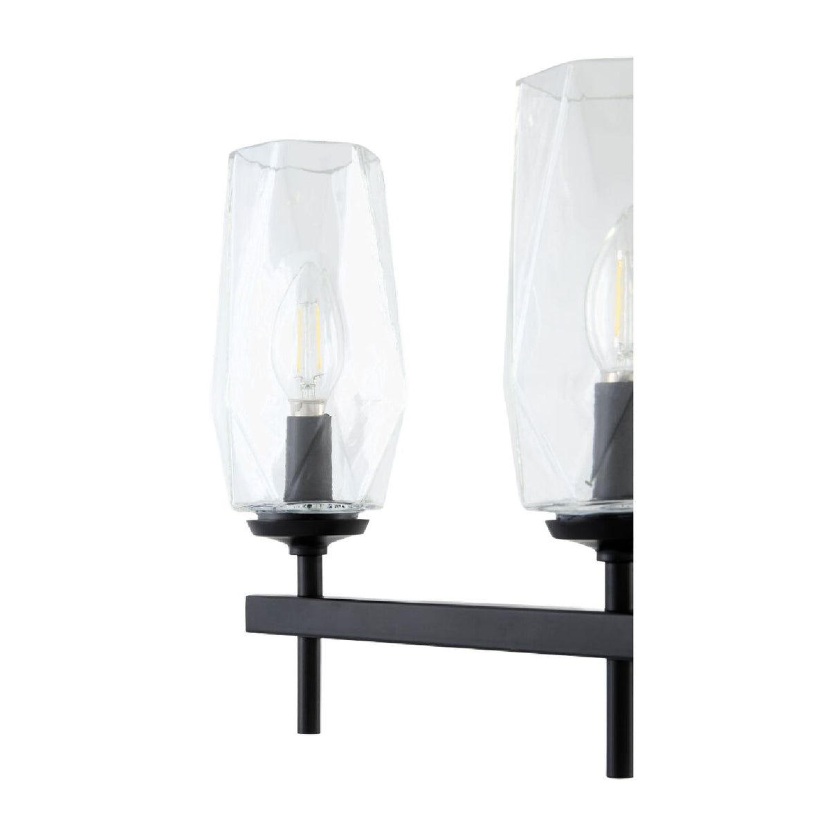 Modern European furniture - Faceted Clear Glass Wall Lamp - www.oroa.com