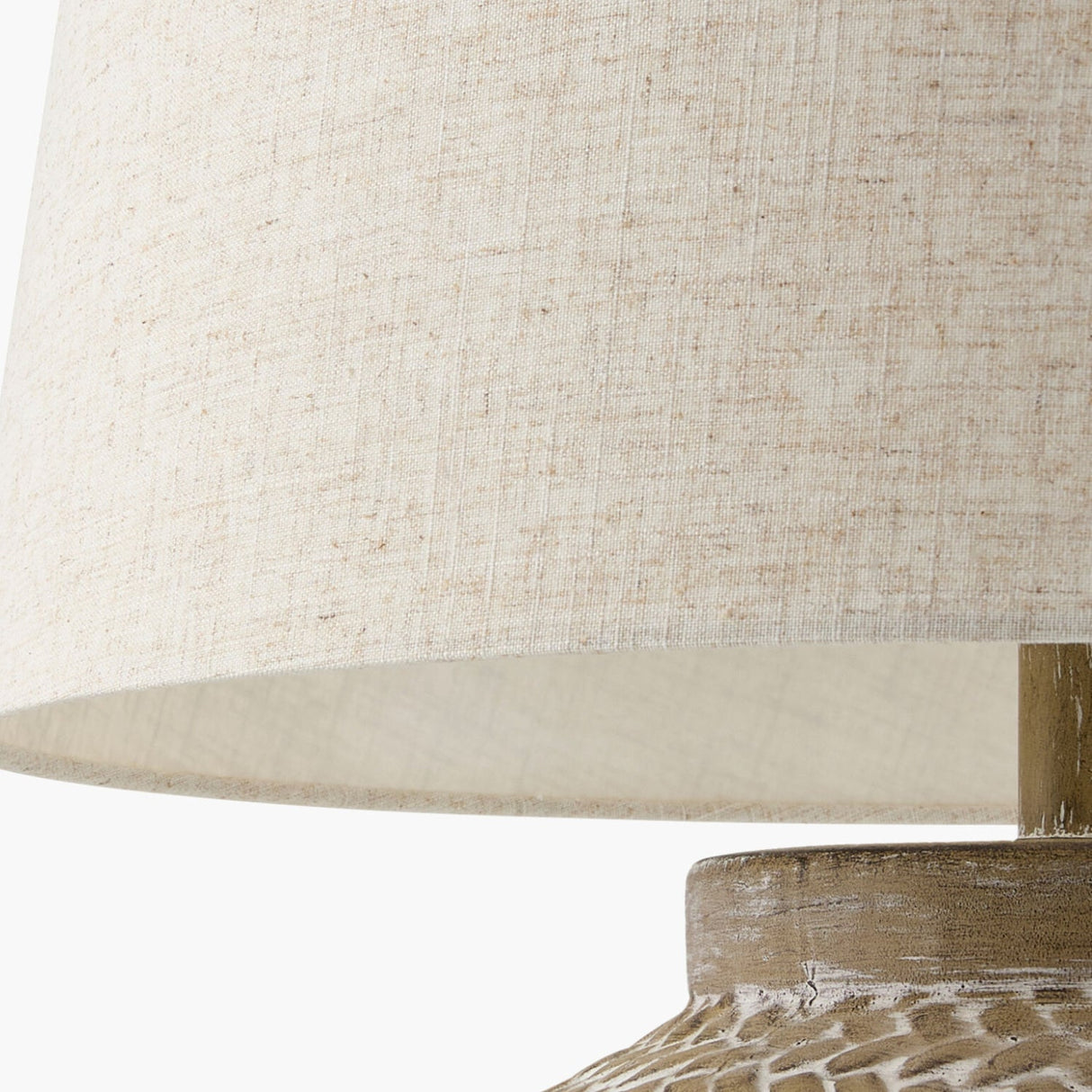 Modern European furniture - Embossed Pattern Ceramic Table Lamp - www.oroa.com