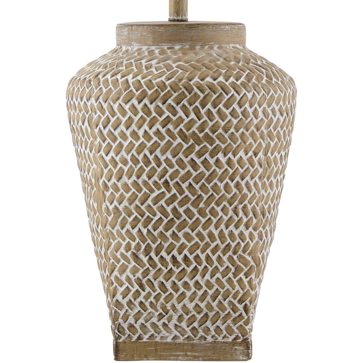 Modern European furniture - Embossed Pattern Ceramic Table Lamp - www.oroa.com