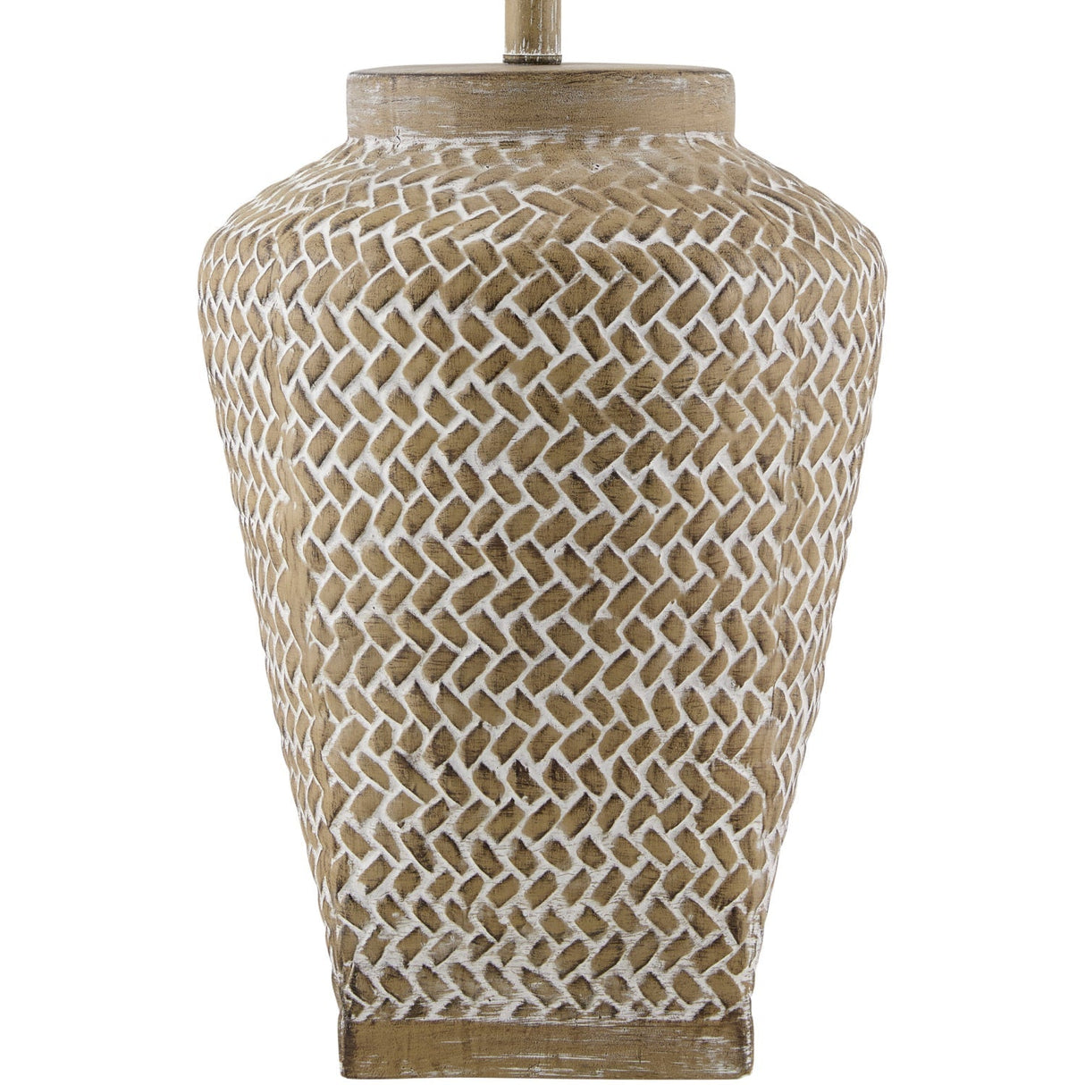Modern European furniture - Embossed Pattern Ceramic Table Lamp - www.oroa.com