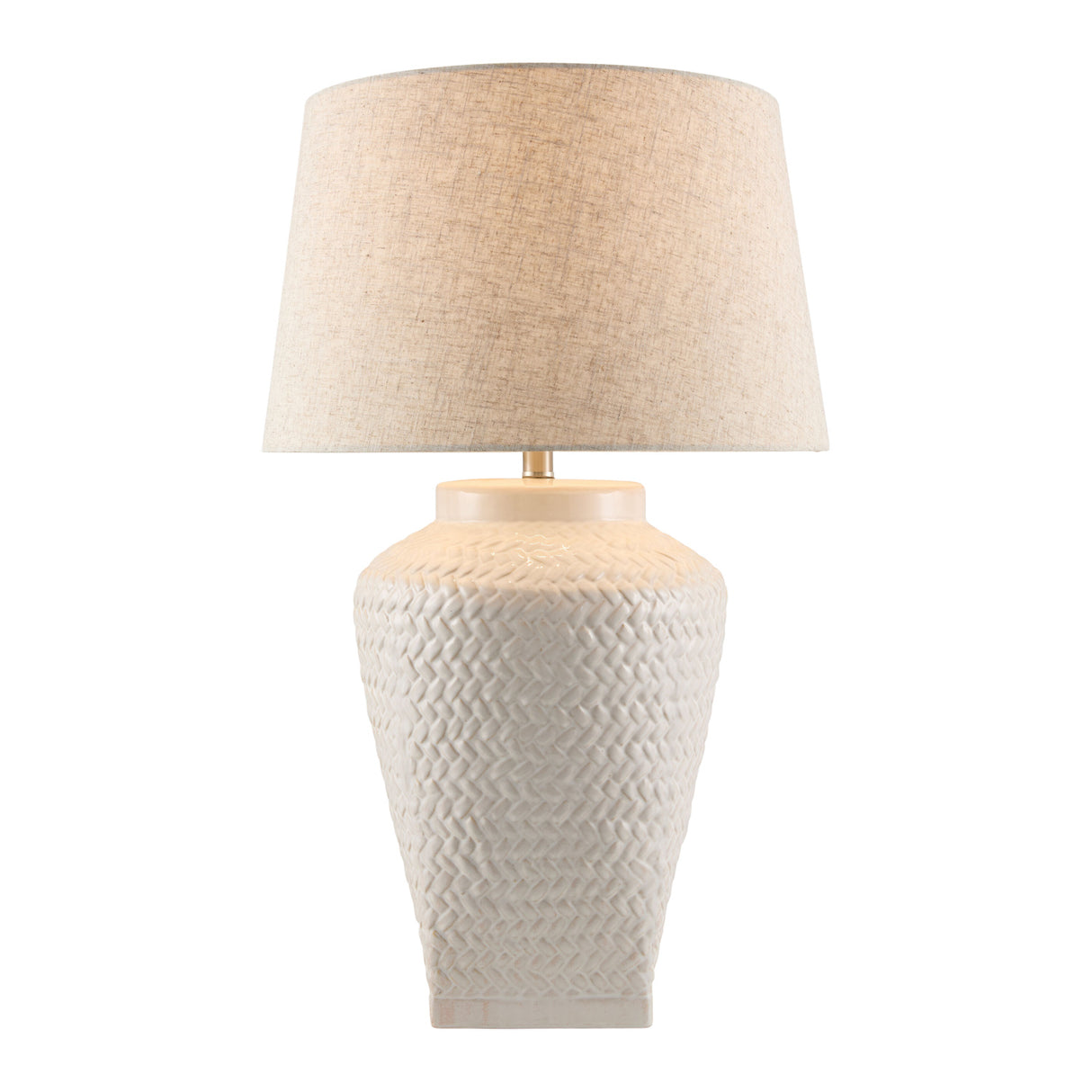 Embossed Pattern Ceramic Table Lamp | Oroa.com