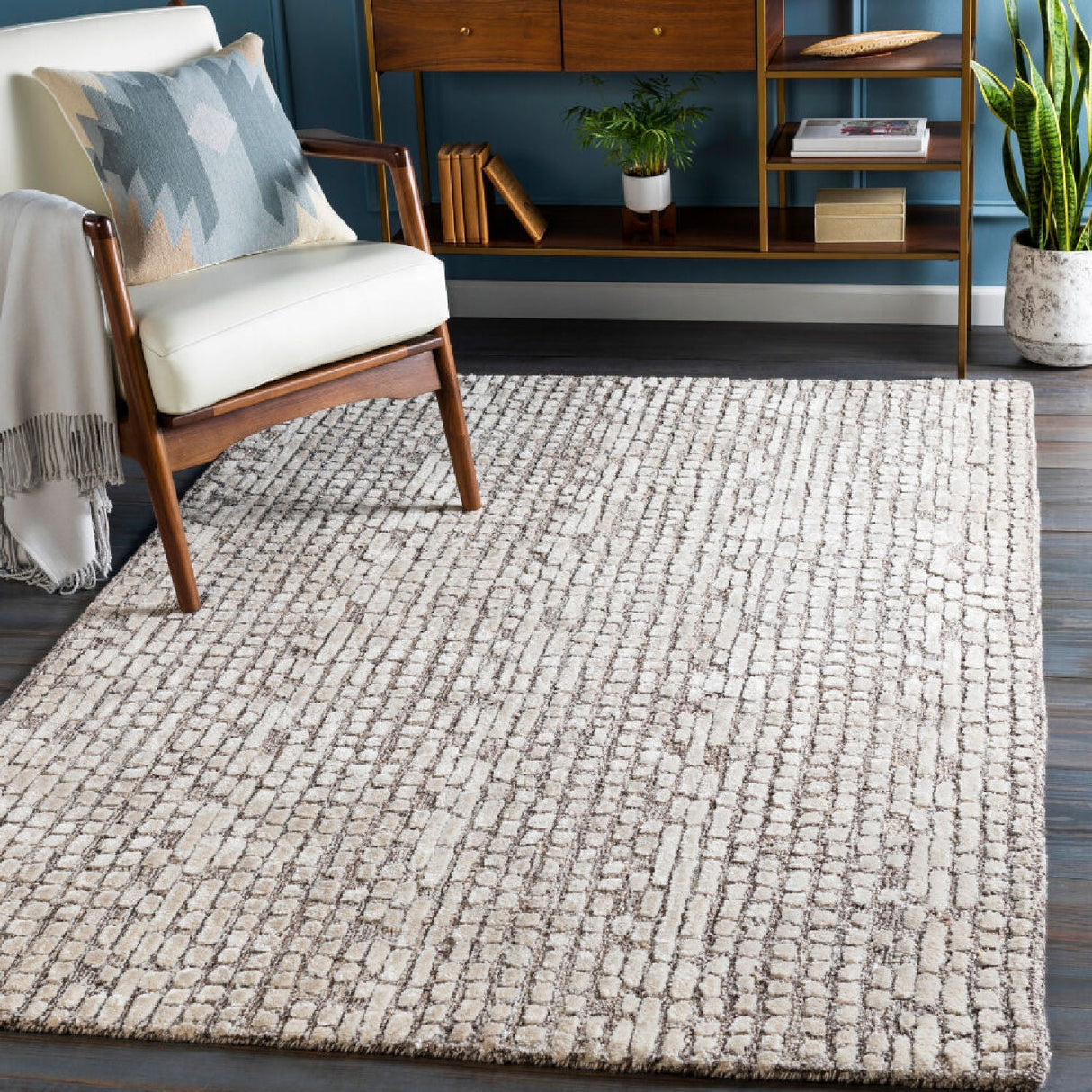 Modern furniture - Hand-Tufted Viscose Blen Carpet - www.oroa.com