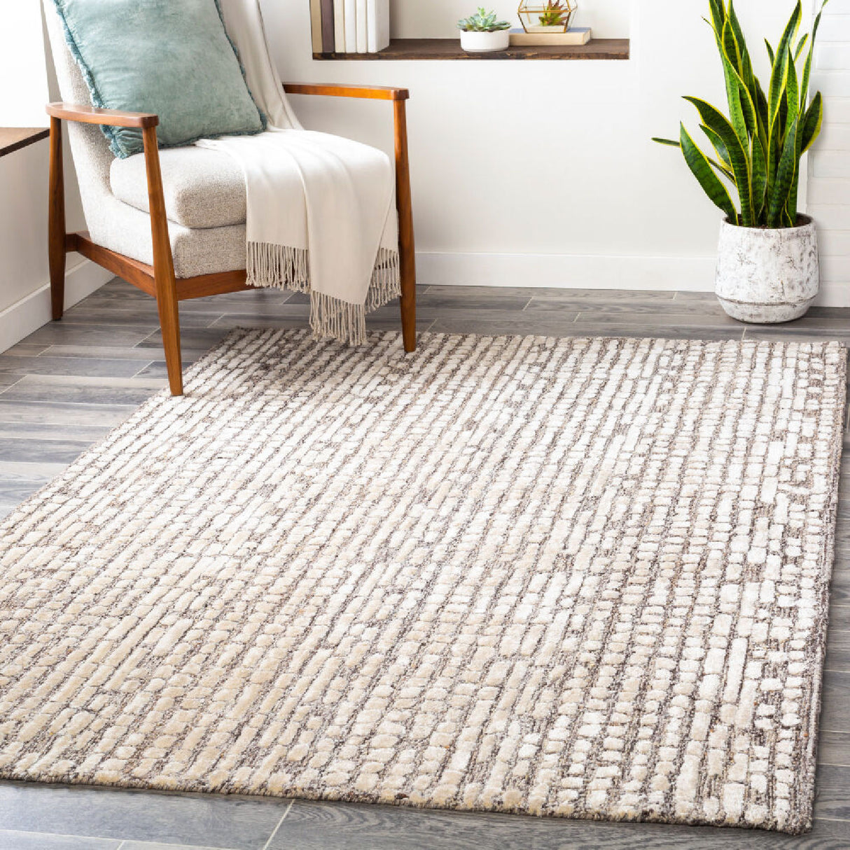 Modern furniture - Hand-Tufted Viscose Blen Carpet - www.oroa.com