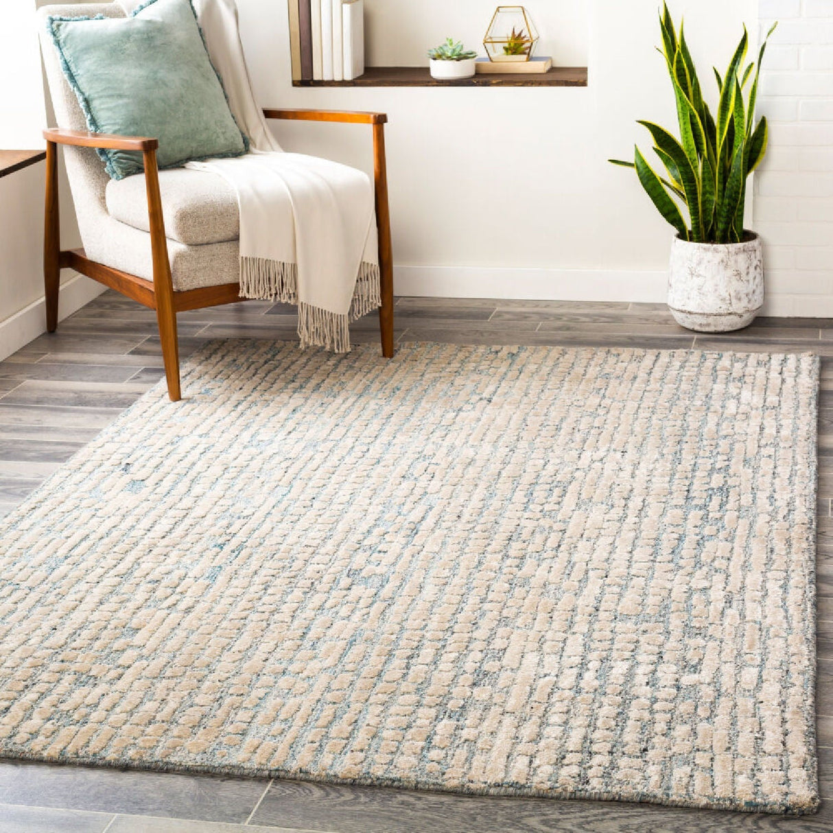 Modern furniture - Hand-Tufted Viscose Blen Carpet - www.oroa.com