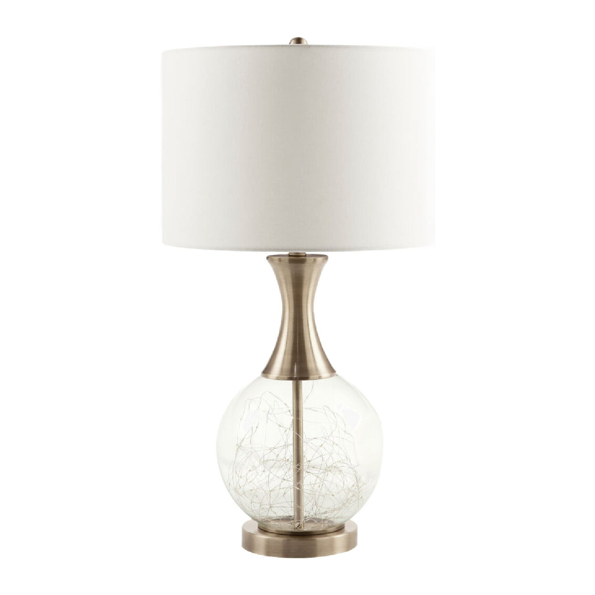 Modern European furniture - Clear Glass Base Table Lamp L - www.oroa.com