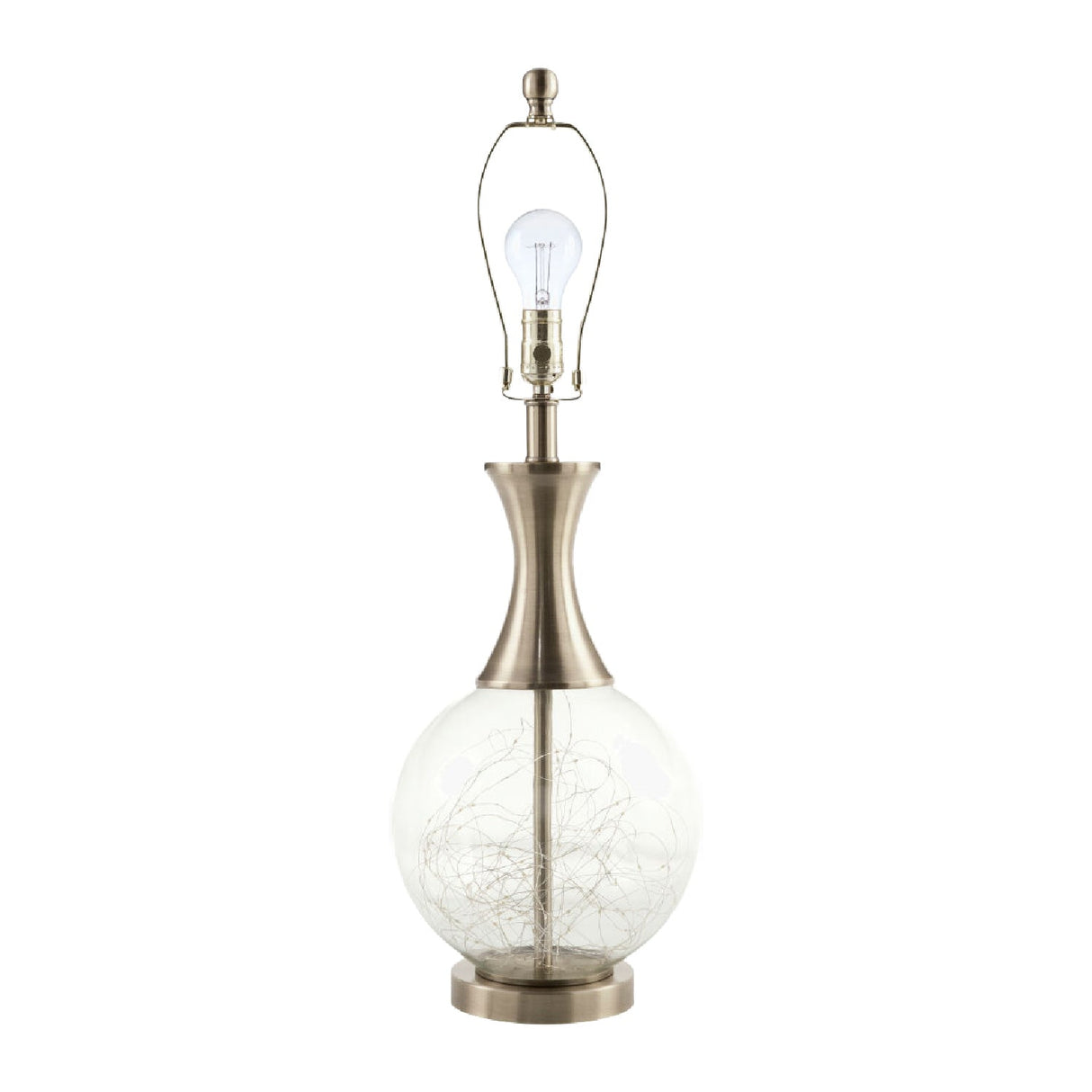 Modern European furniture - Clear Glass Base Table Lamp L - www.oroa.com