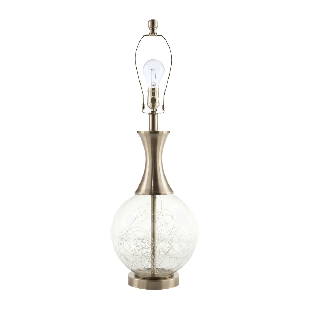 Modern European furniture - Clear Glass Base Table Lamp L - www.oroa.com | Oroa.com