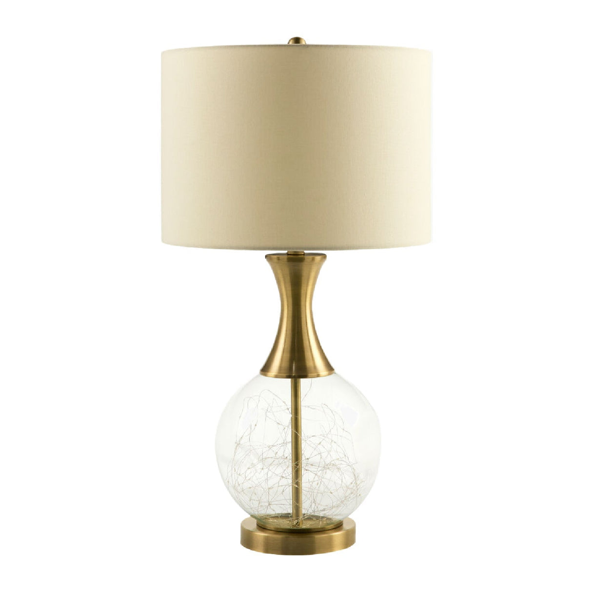Modern European furniture - Clear Glass Base Table Lamp L - www.oroa.com