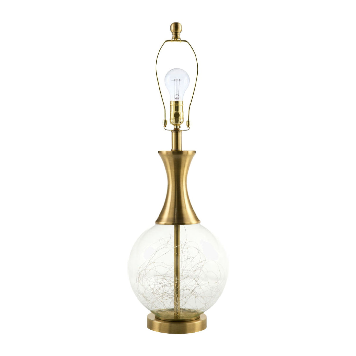 Modern European furniture - Clear Glass Base Table Lamp L - www.oroa.com