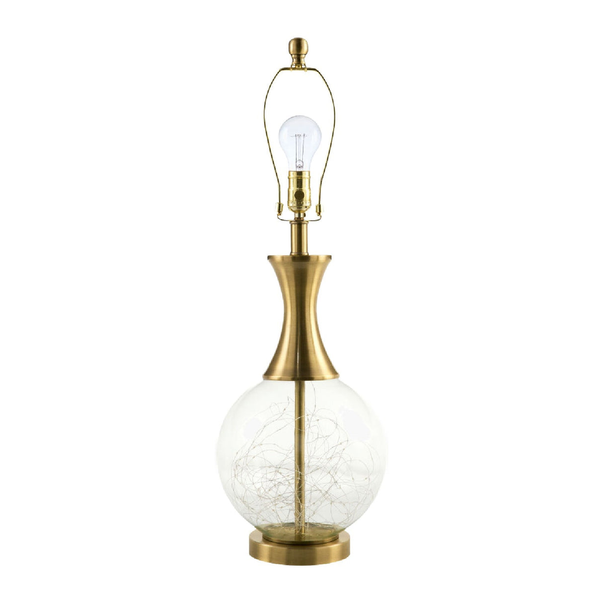 Modern European furniture - Clear Glass Base Table Lamp L - www.oroa.com