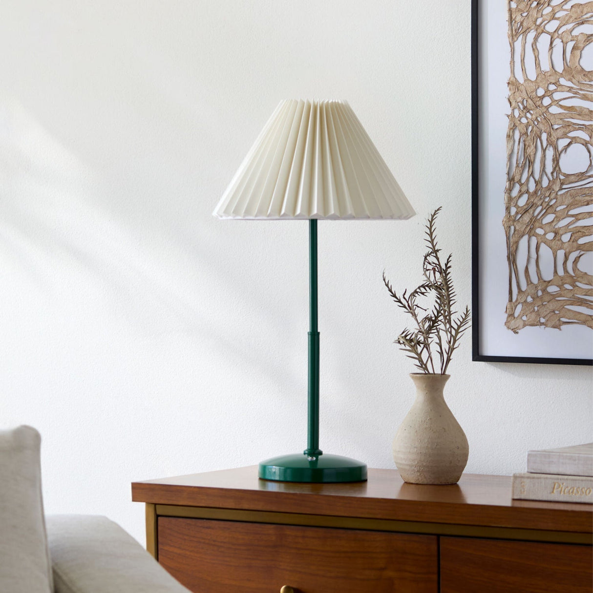 Modern European furniture - Pleated Fabric Table Lamp - www.oroa.com