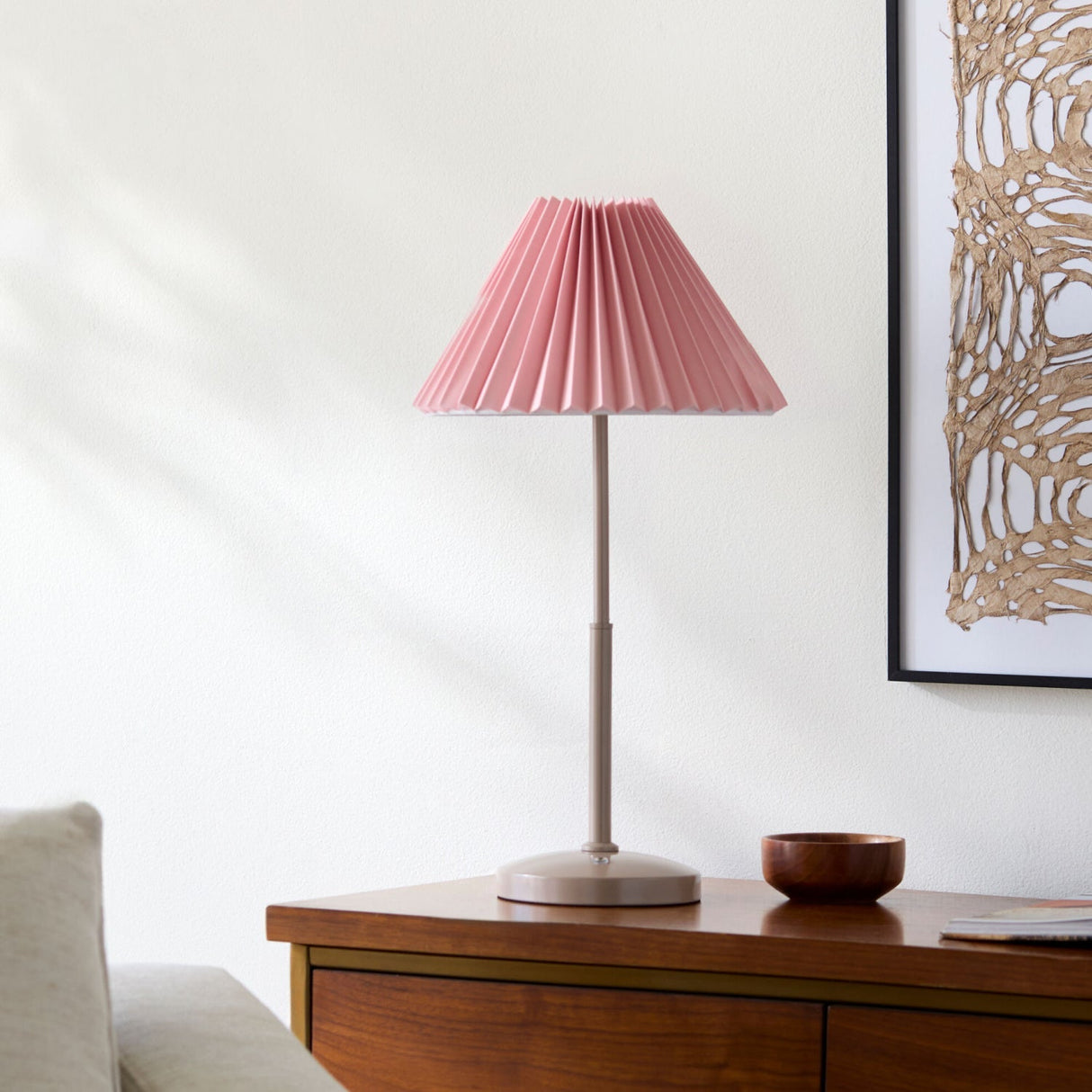 Modern European furniture - Pleated Fabric Table Lamp - www.oroa.com