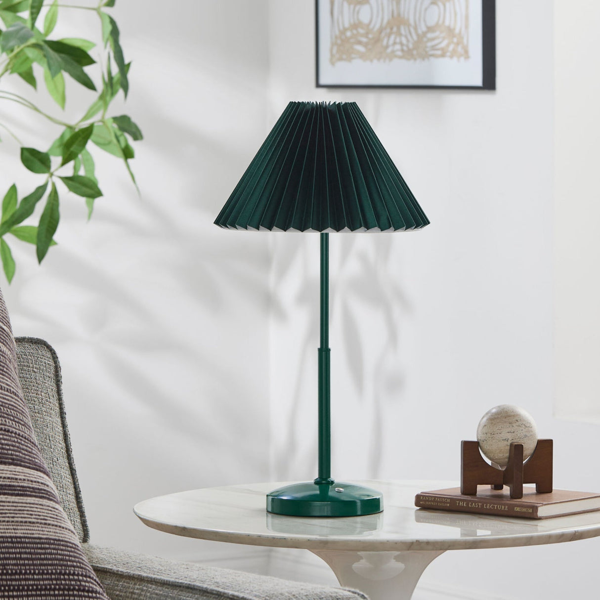 Modern European furniture - Pleated Fabric Accent Table Lamp - www.oroa.com