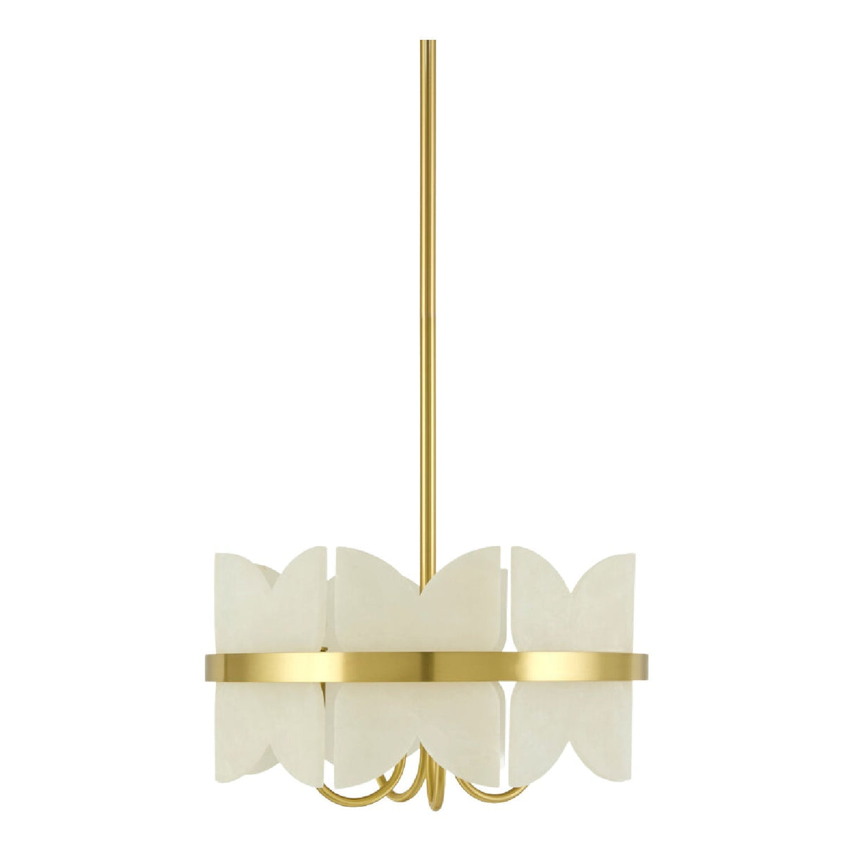 Modern European furniture - White Stone 4-Light Pendant Lamp - www.oroa.com