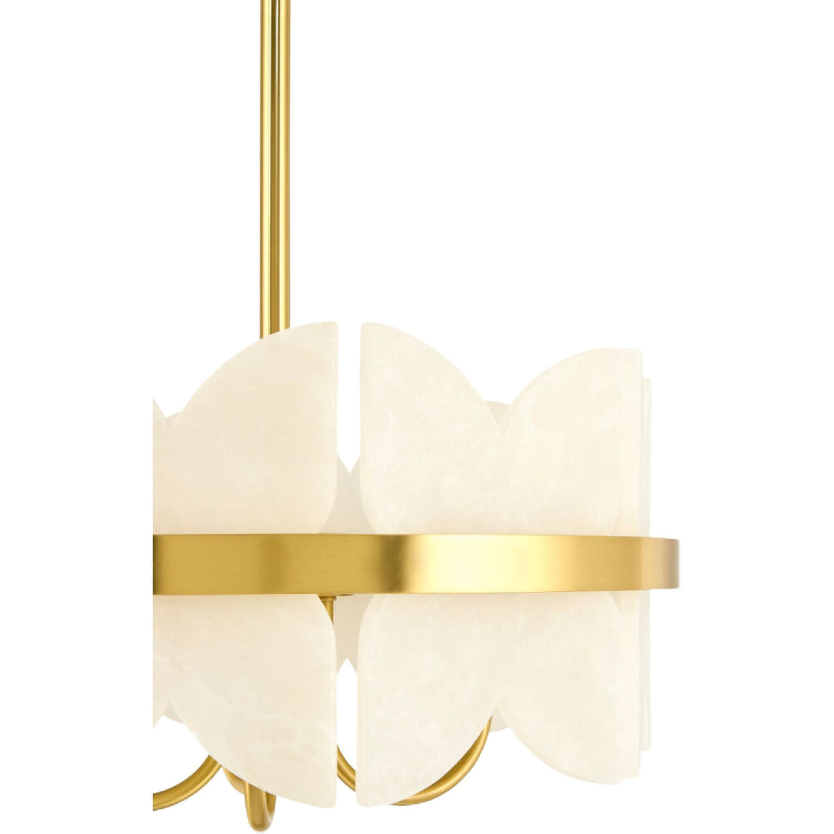 Modern European furniture - White Stone 4-Light Pendant Lamp - www.oroa.com