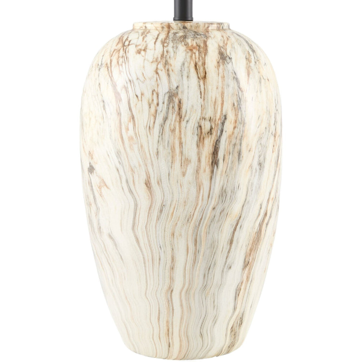 Modern European furniture - Glazed Brown Ceramic Table Lamp - www.oroa.com