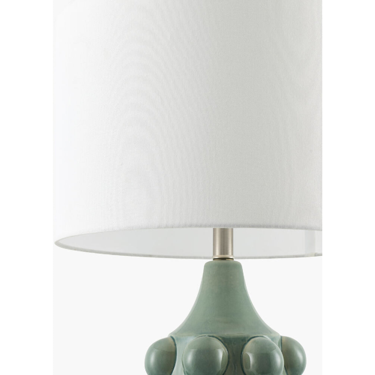 Modern European furniture - Embellished Green Ceramic Table Lamp - www.oroa.com