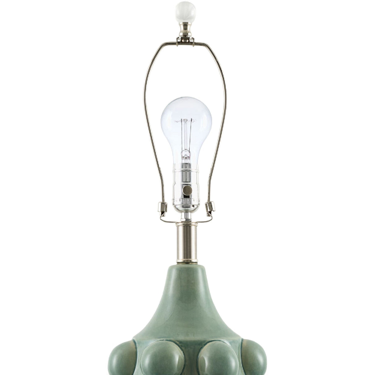 Modern European furniture - Embellished Green Ceramic Table Lamp - www.oroa.com