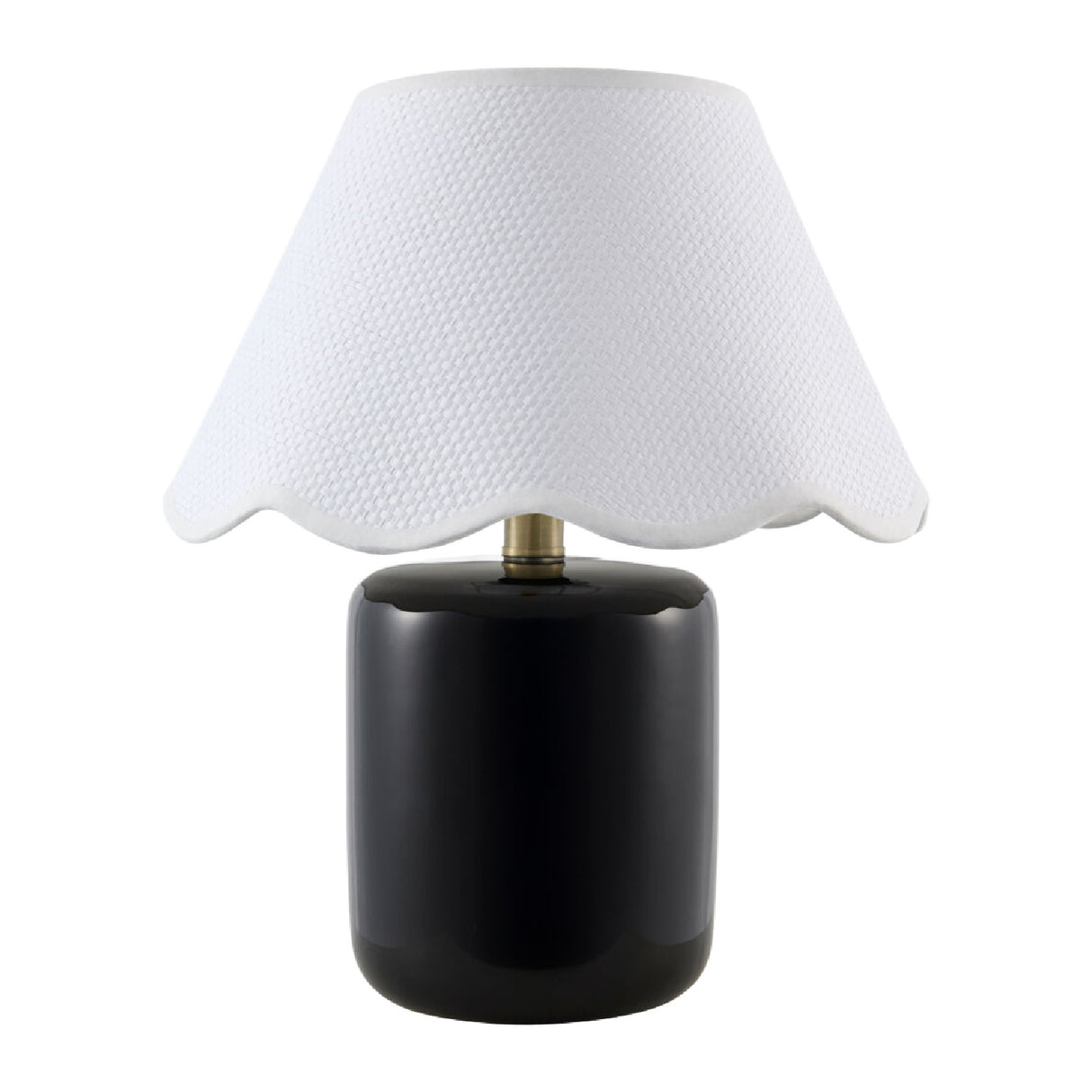 Modern European furniture - Scalloped Seagrass Ceramic Table Lamp - www.oroa.com
