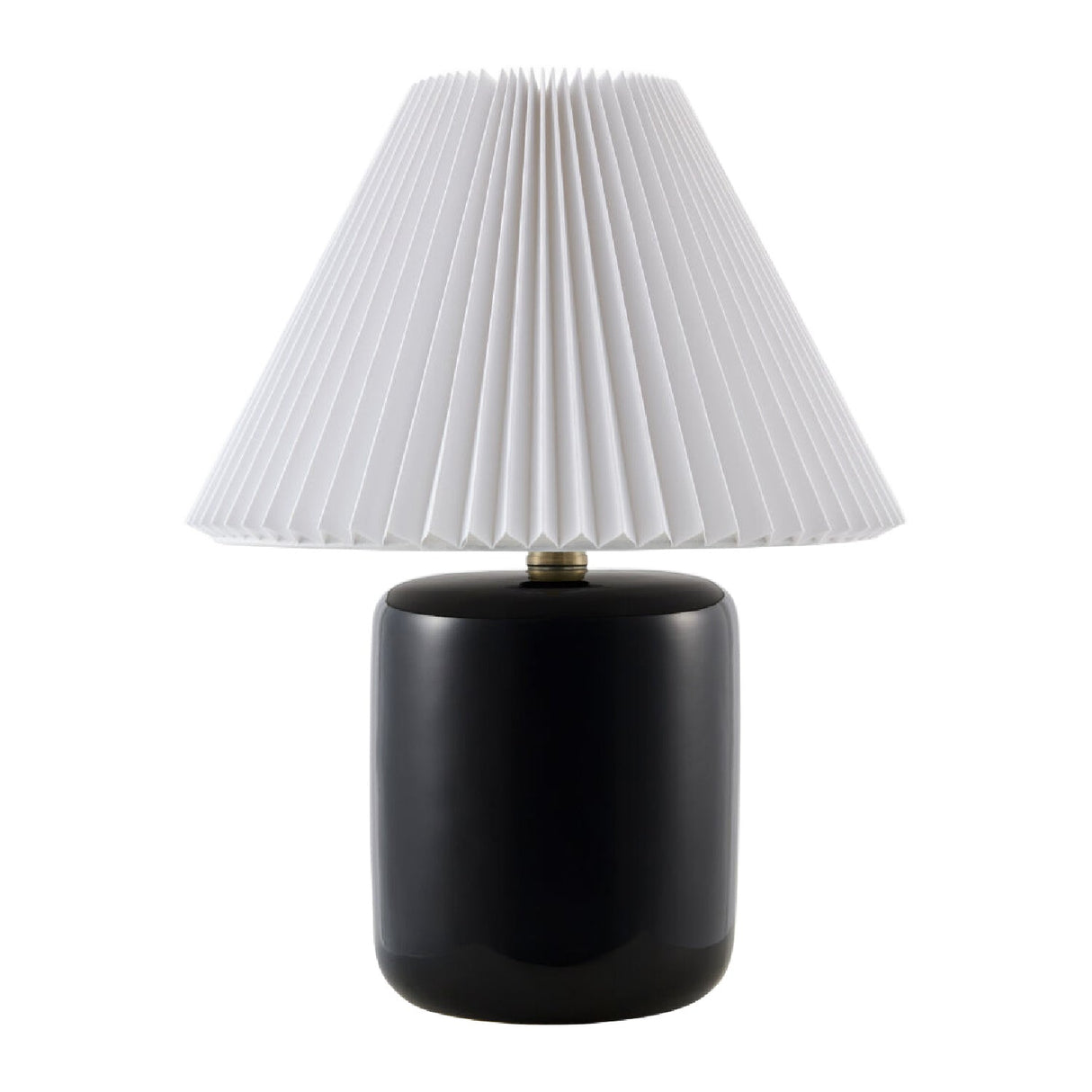 Modern European furniture - Ceramic Pleated Linen Table Lamp - www.oroa.com