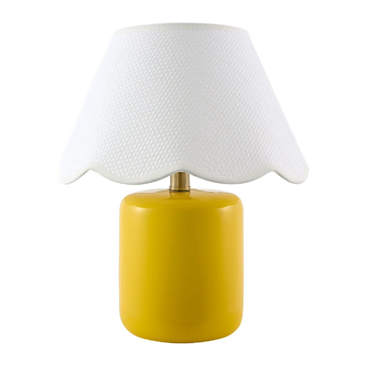 Modern European furniture - Scalloped Seagrass Ceramic Table Lamp - www.oroa.com