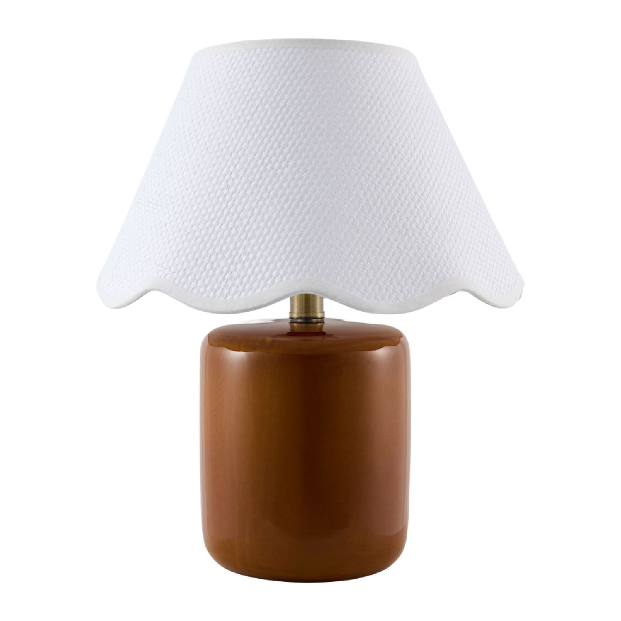 Modern European furniture - Scalloped Seagrass Ceramic Table Lamp - www.oroa.com