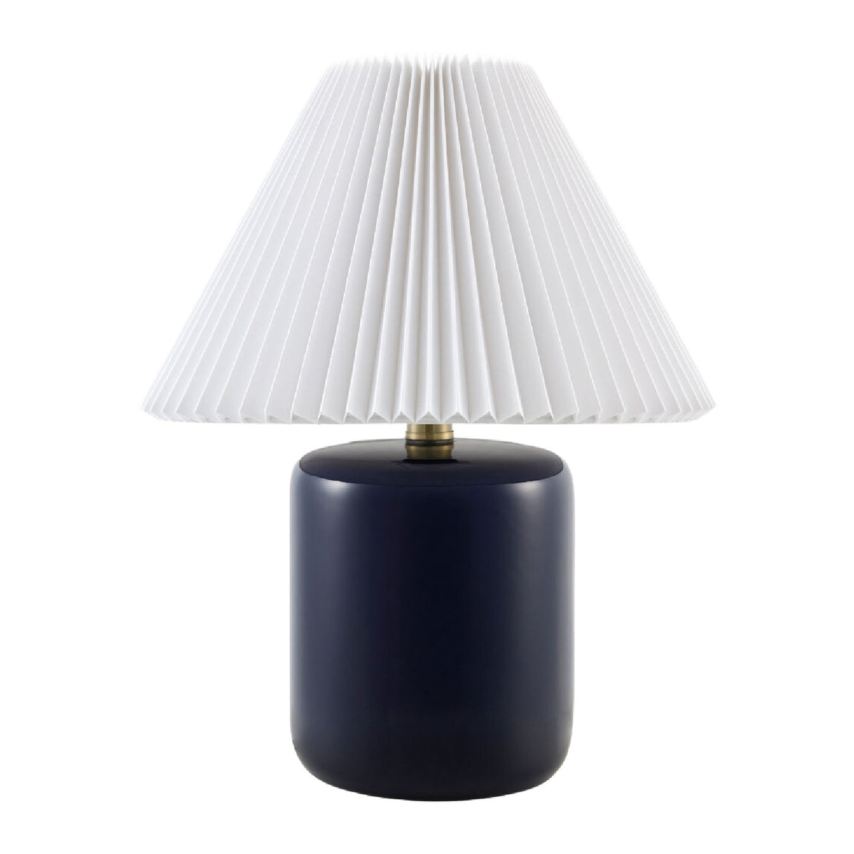 Modern European furniture - Ceramic Pleated Linen Table Lamp - www.oroa.com