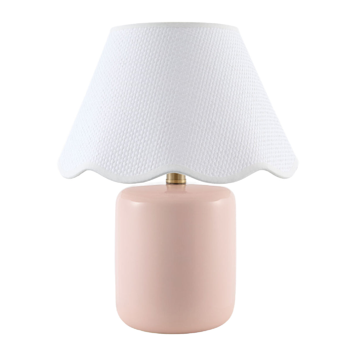 Modern European furniture - Scalloped Seagrass Ceramic Table Lamp - www.oroa.com