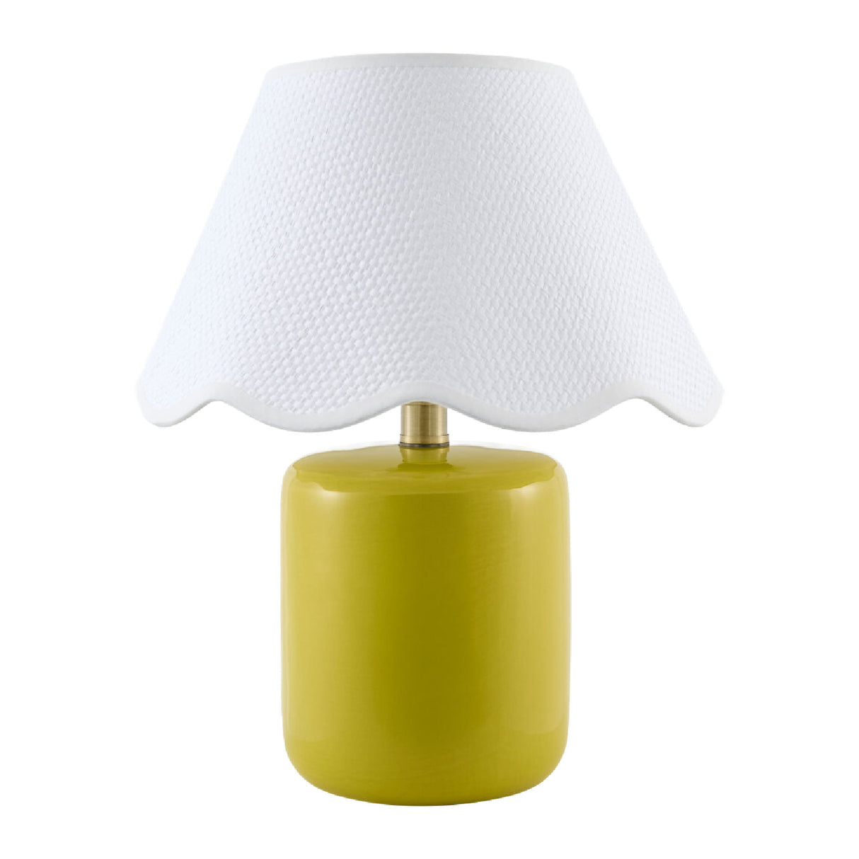 Modern European furniture - Scalloped Seagrass Ceramic Table Lamp - www.oroa.com