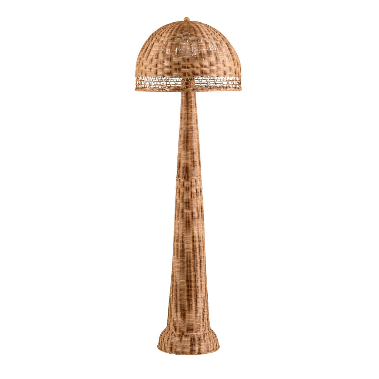 Modern European furniture - Rattan Dome Accent Floor Lamp - www.oroa.com