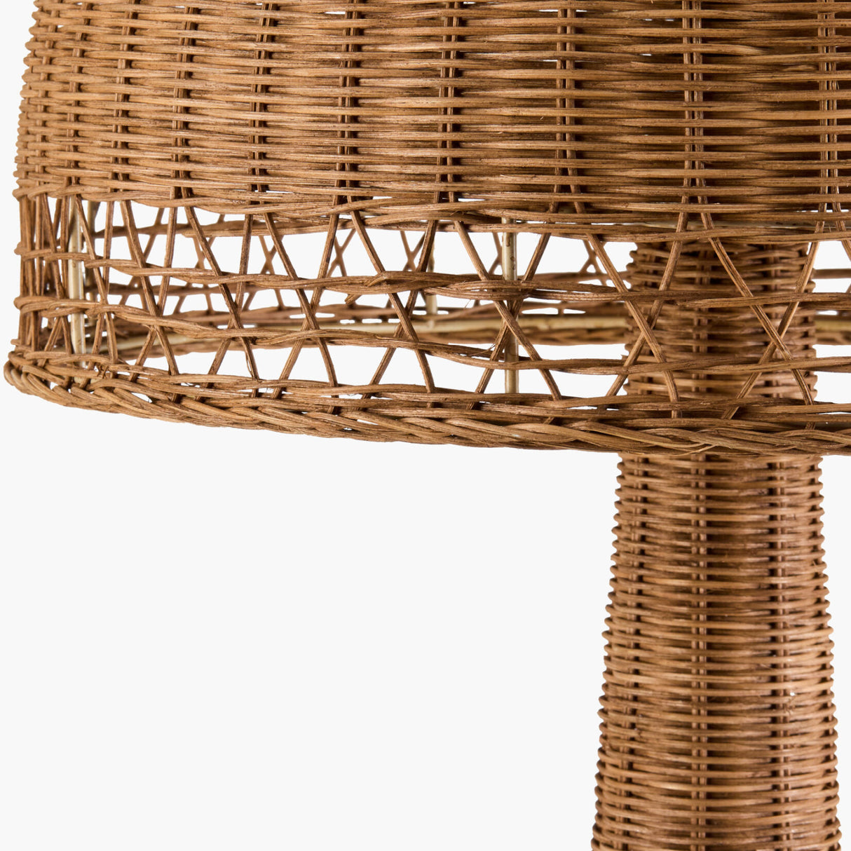 Rattan Dome Accent Floor Lamp | Oroa.com