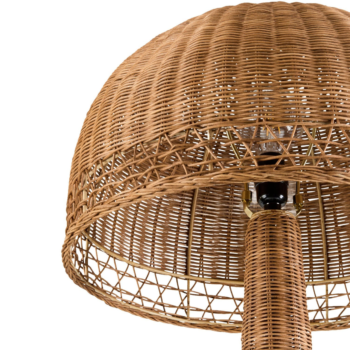 Modern European furniture - Rattan Dome Accent Floor Lamp - www.oroa.com