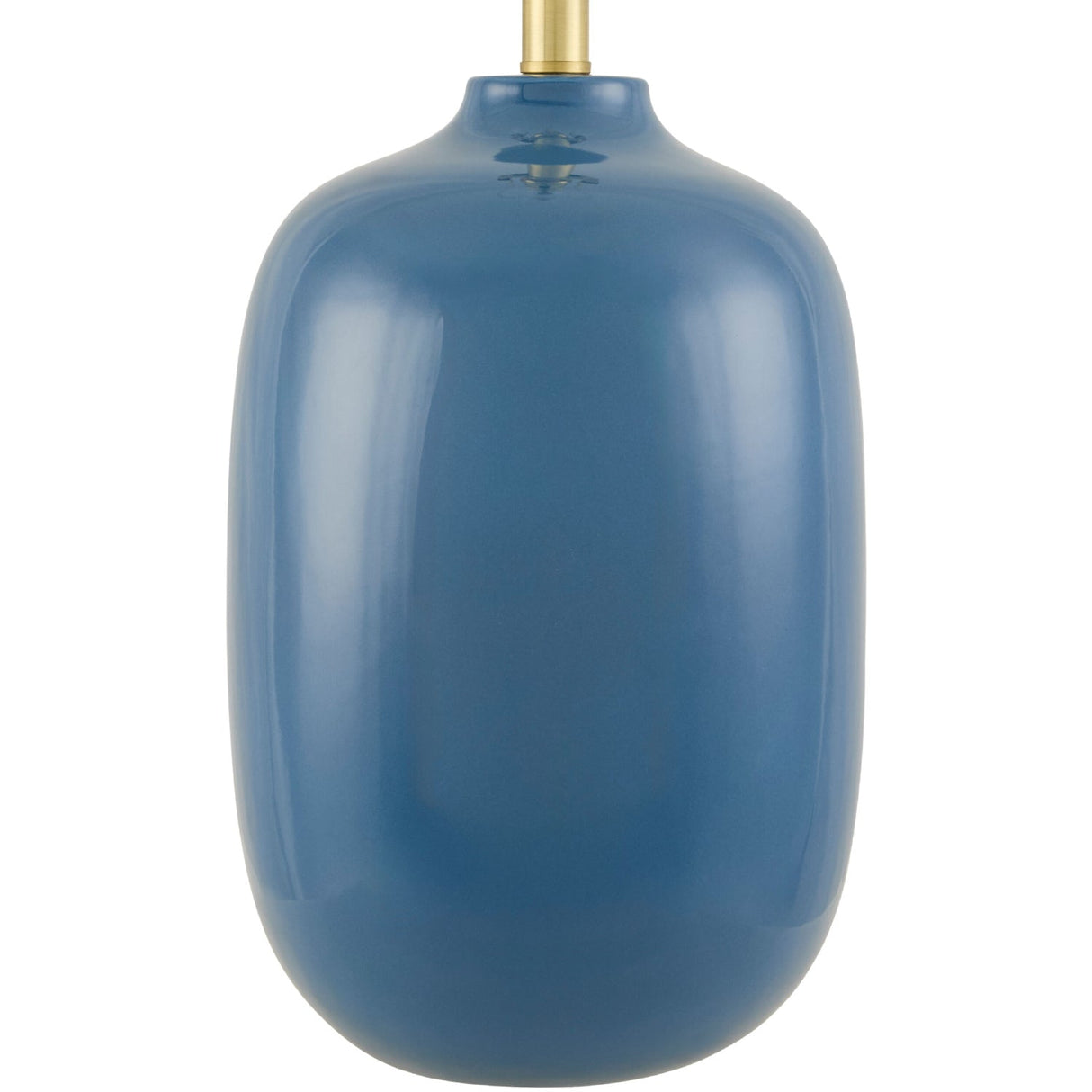 Modern European furniture - Blue Ceramic Accent Table Lamp - www.oroa.com