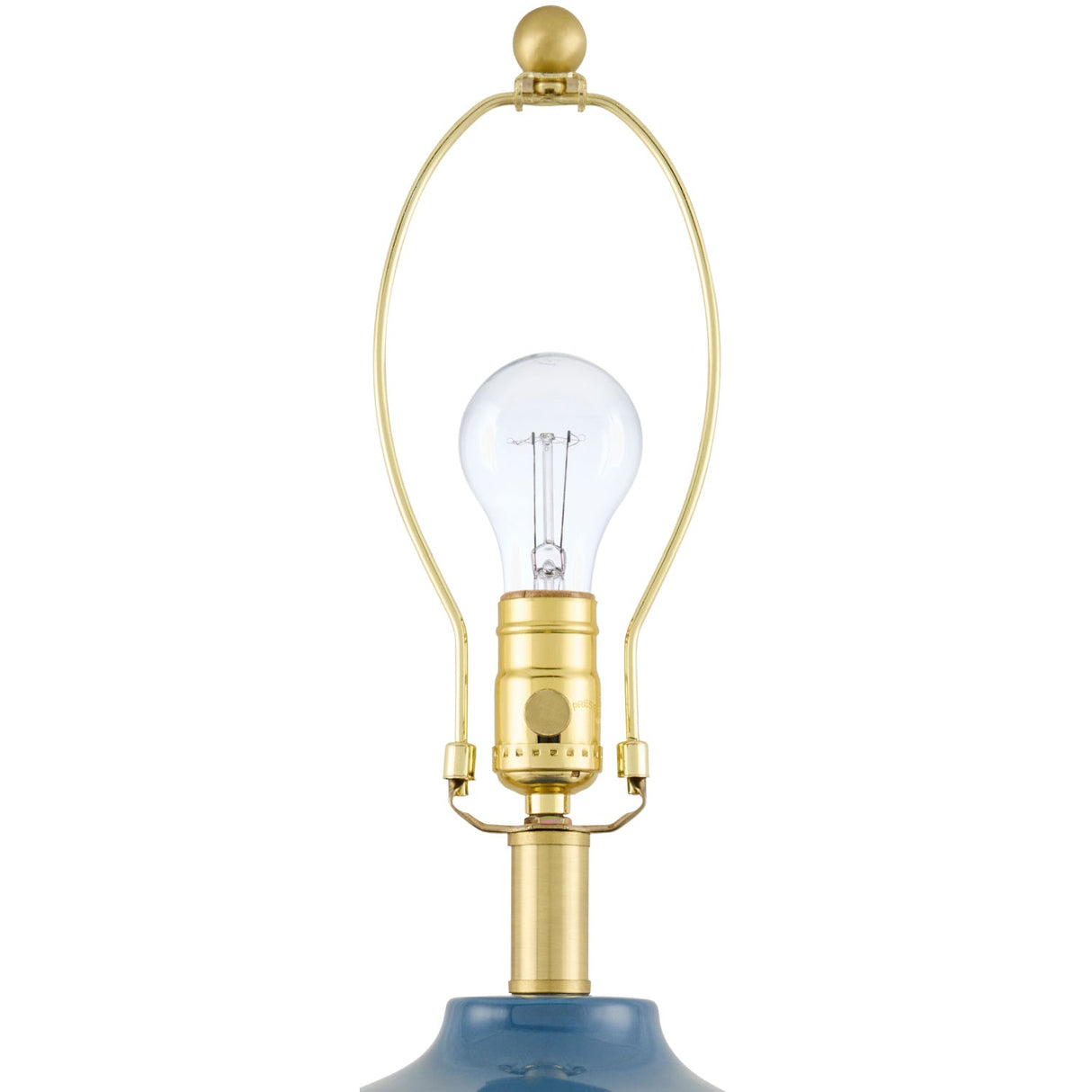 Modern European furniture - Blue Ceramic Accent Table Lamp - www.oroa.com