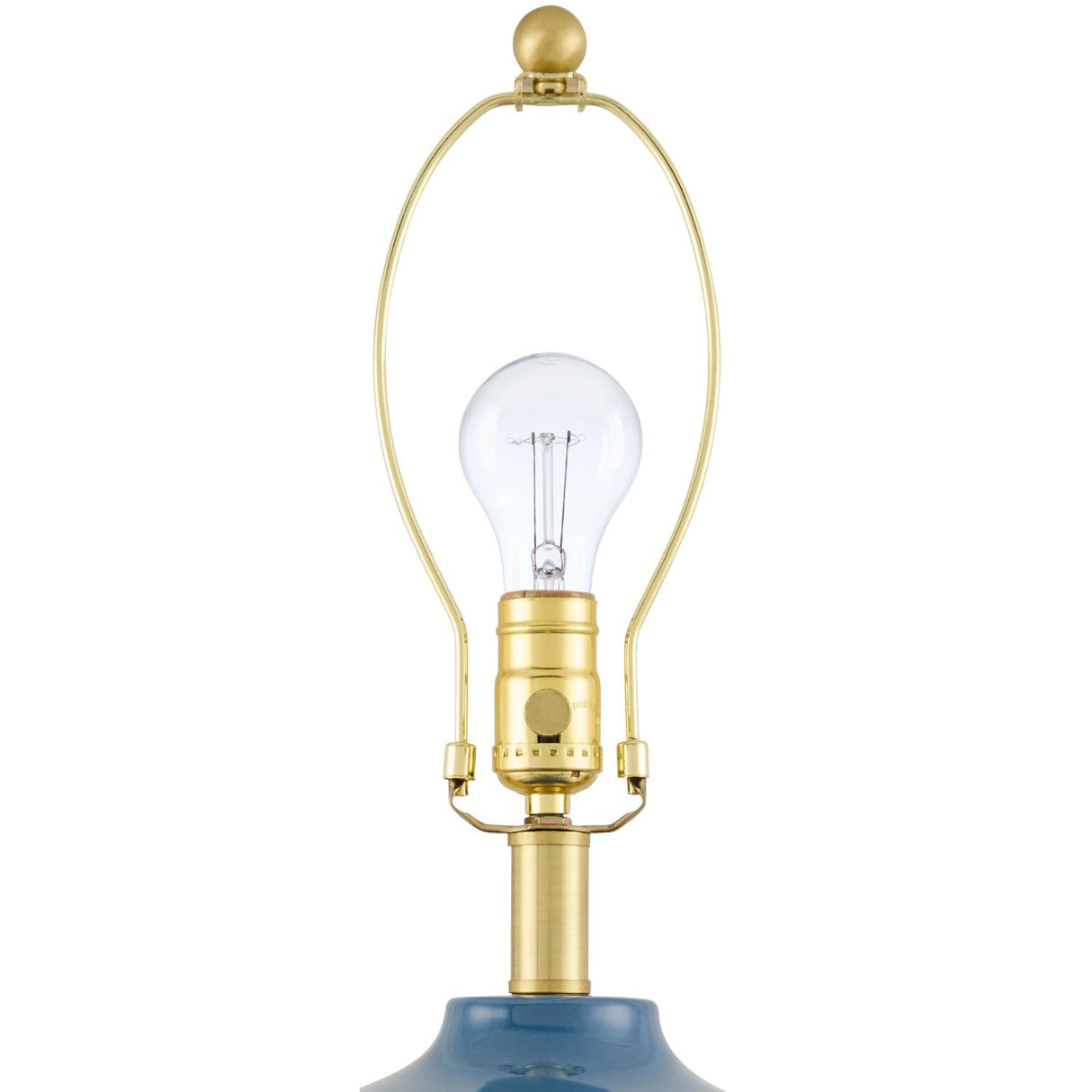 Modern European furniture - Blue Ceramic Accent Table Lamp - www.oroa.com