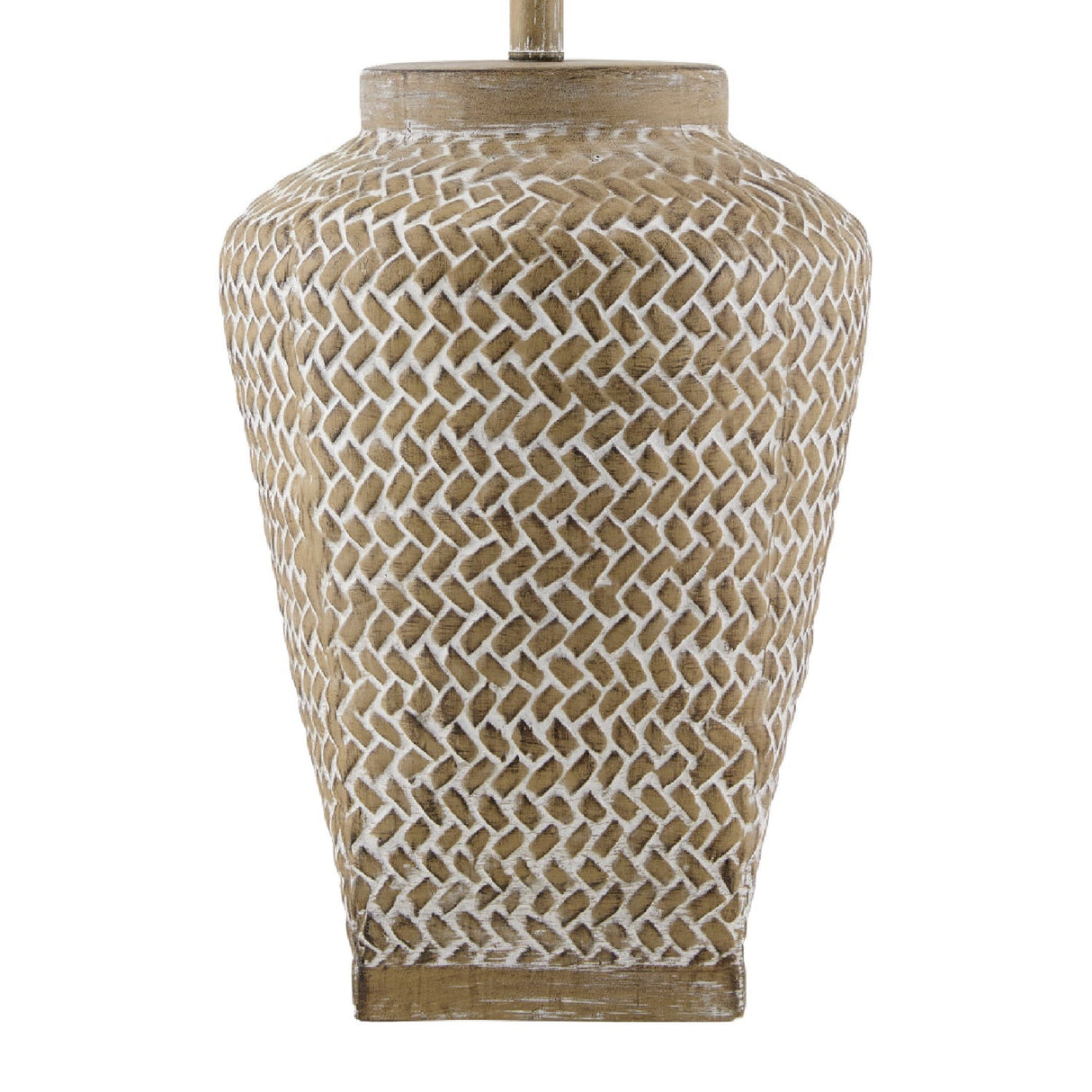 Modern European furniture - Carved Ceramic Accent Table Lamp - www.oroa.com