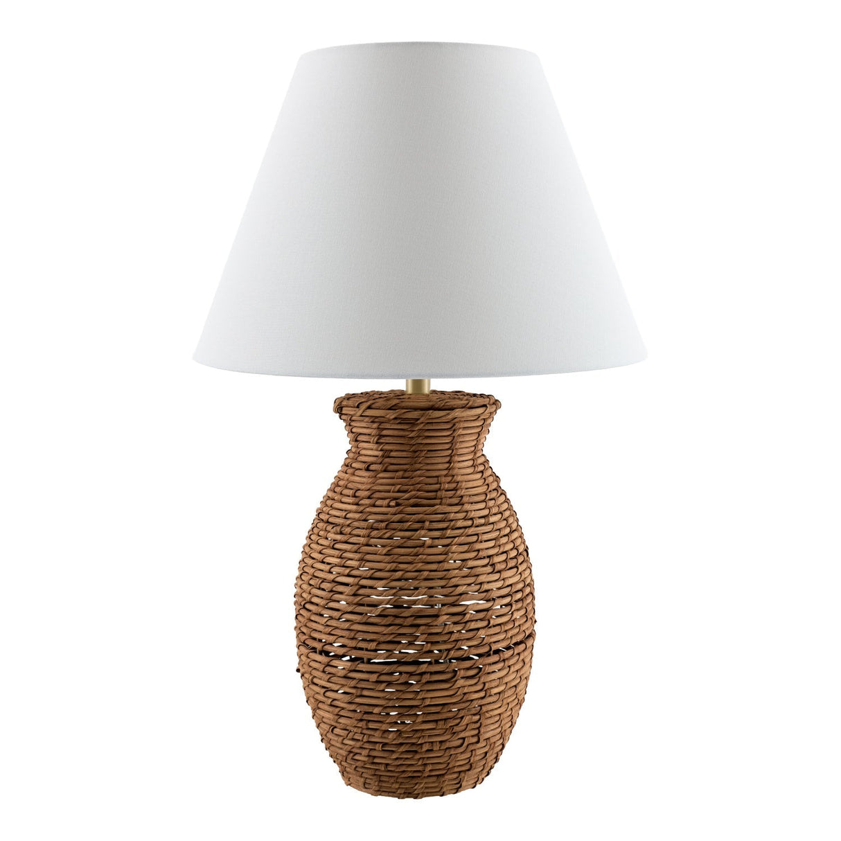 Modern European furniture - Painted Rattan Accent Table Lamp - www.oroa.com