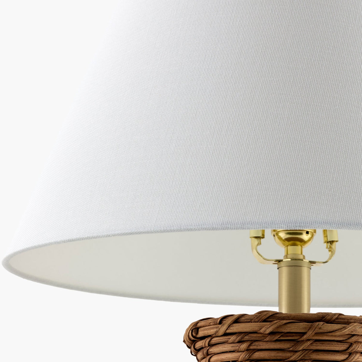Modern European furniture - Painted Rattan Accent Table Lamp - www.oroa.com