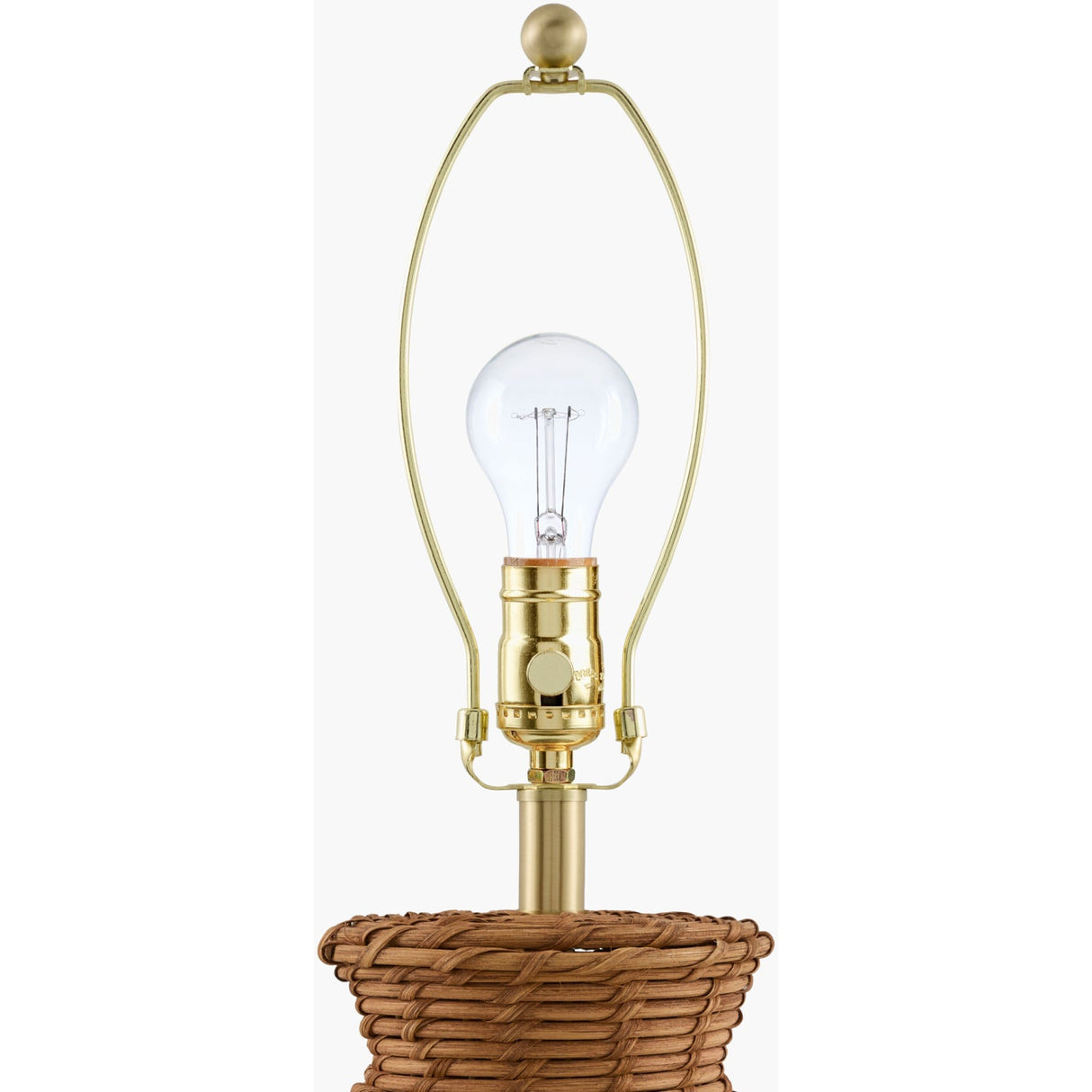 Modern European furniture - Painted Rattan Accent Table Lamp - www.oroa.com