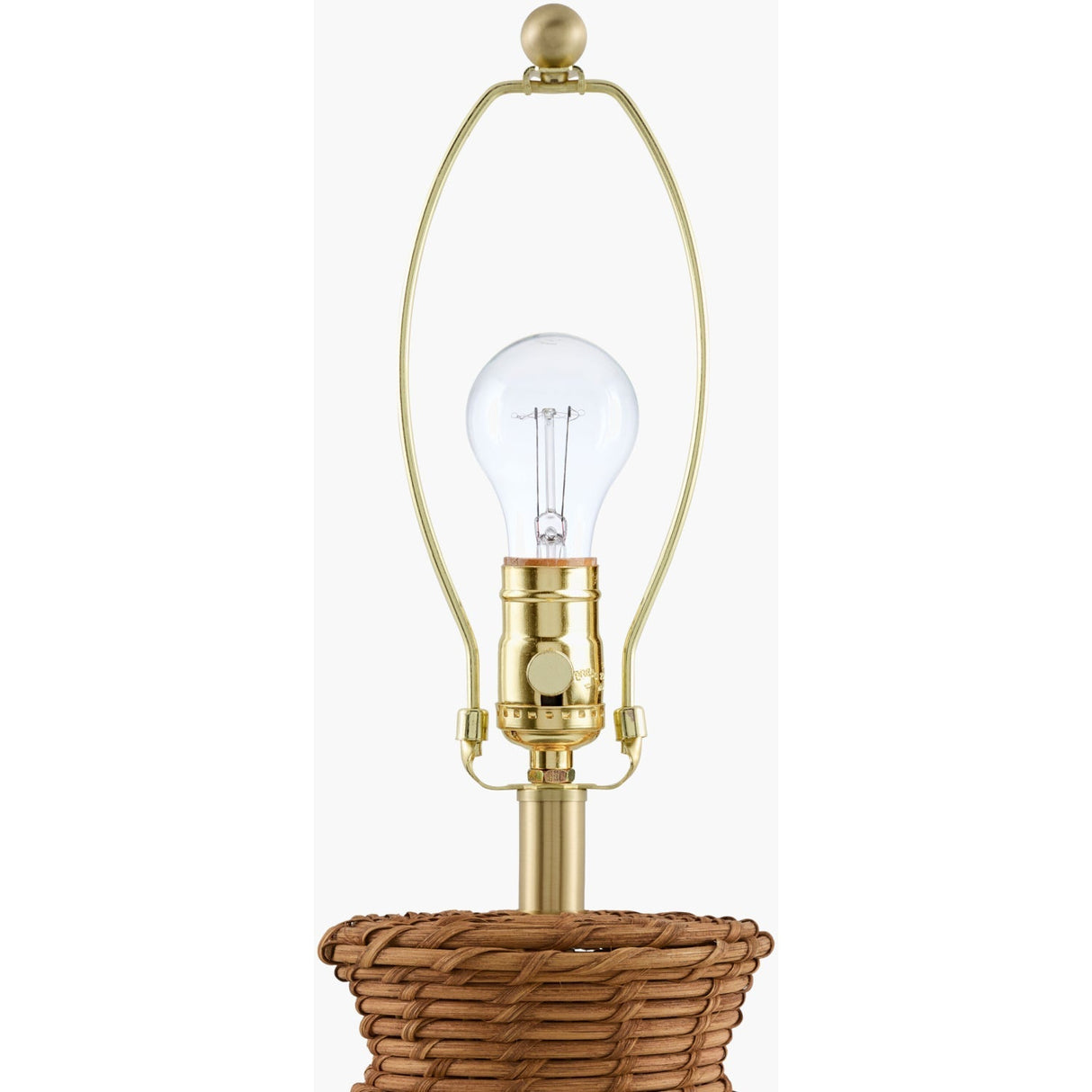 Modern European furniture - Painted Rattan Accent Table Lamp - www.oroa.com