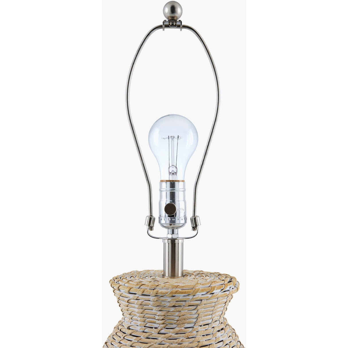 Modern European furniture - Painted Rattan Accent Table Lamp - www.oroa.com