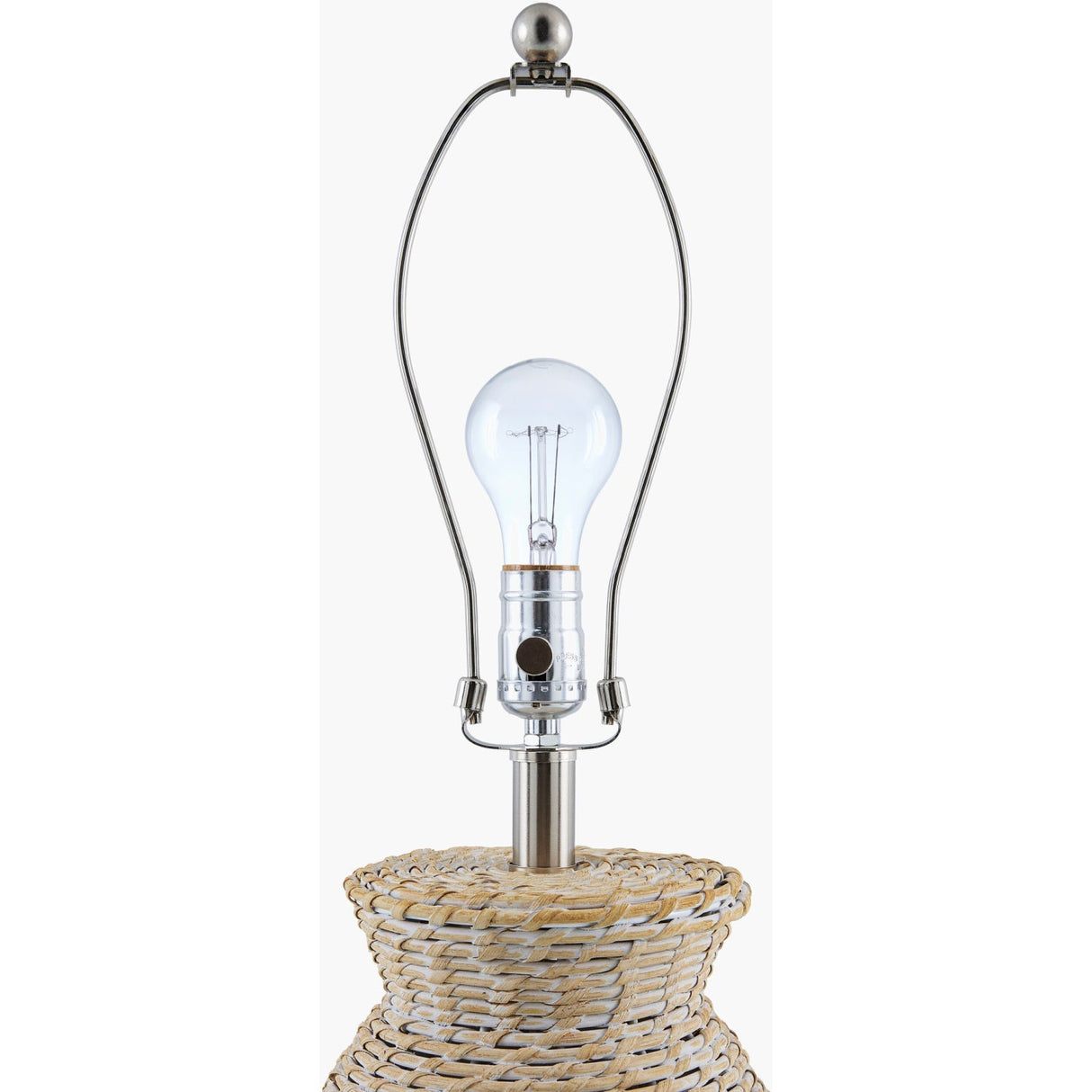 Modern European furniture - Painted Rattan Accent Table Lamp - www.oroa.com
