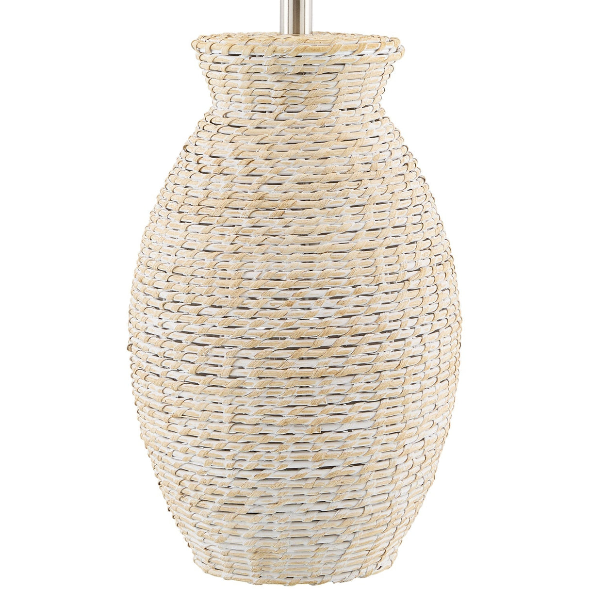 Modern European furniture - Painted Rattan Accent Table Lamp - www.oroa.com