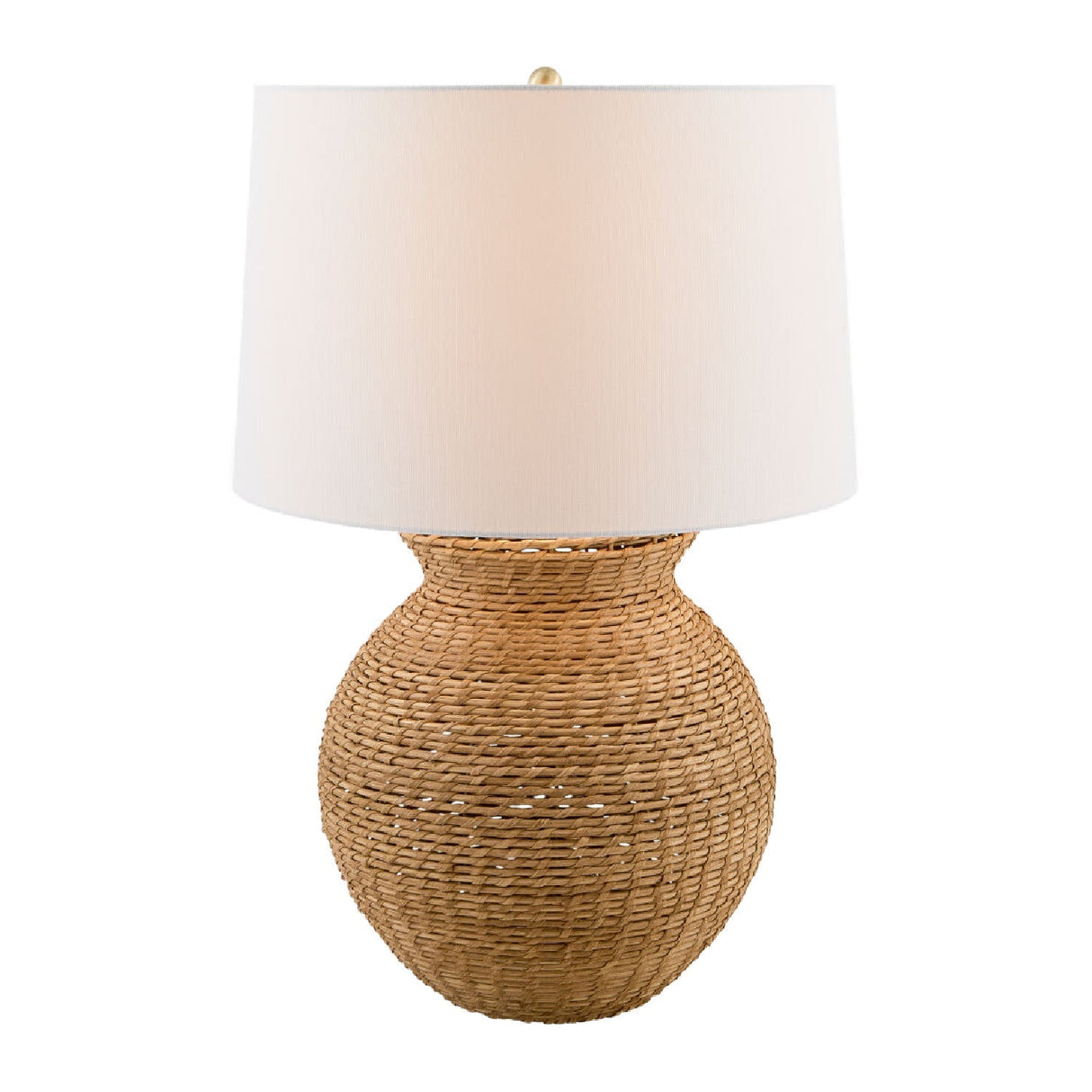 Modern European furniture - Natural Rattan Base Table Lamp - www.oroa.com