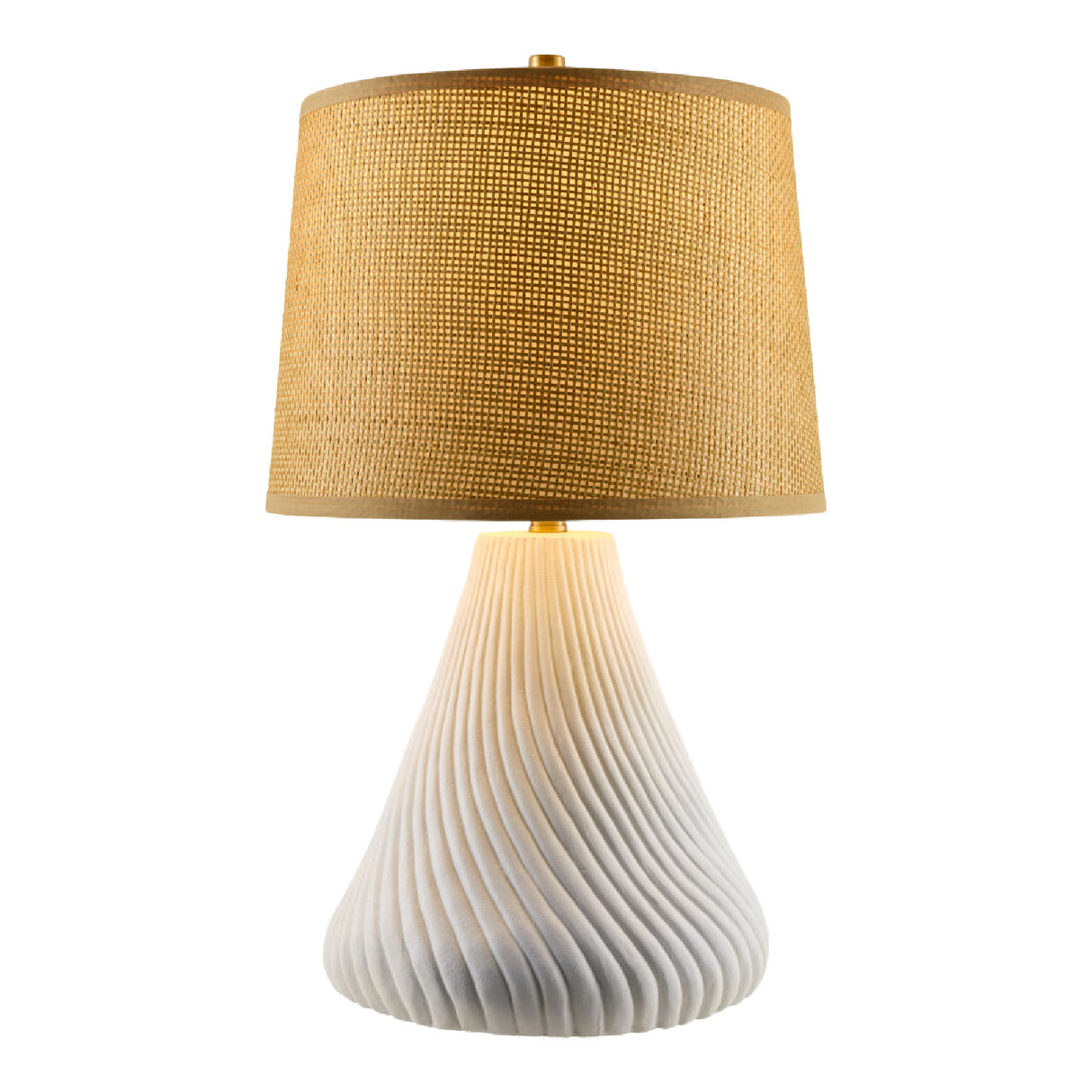 Modern European furniture - Brown Rattan Shade Table Lamp - www.oroa.com