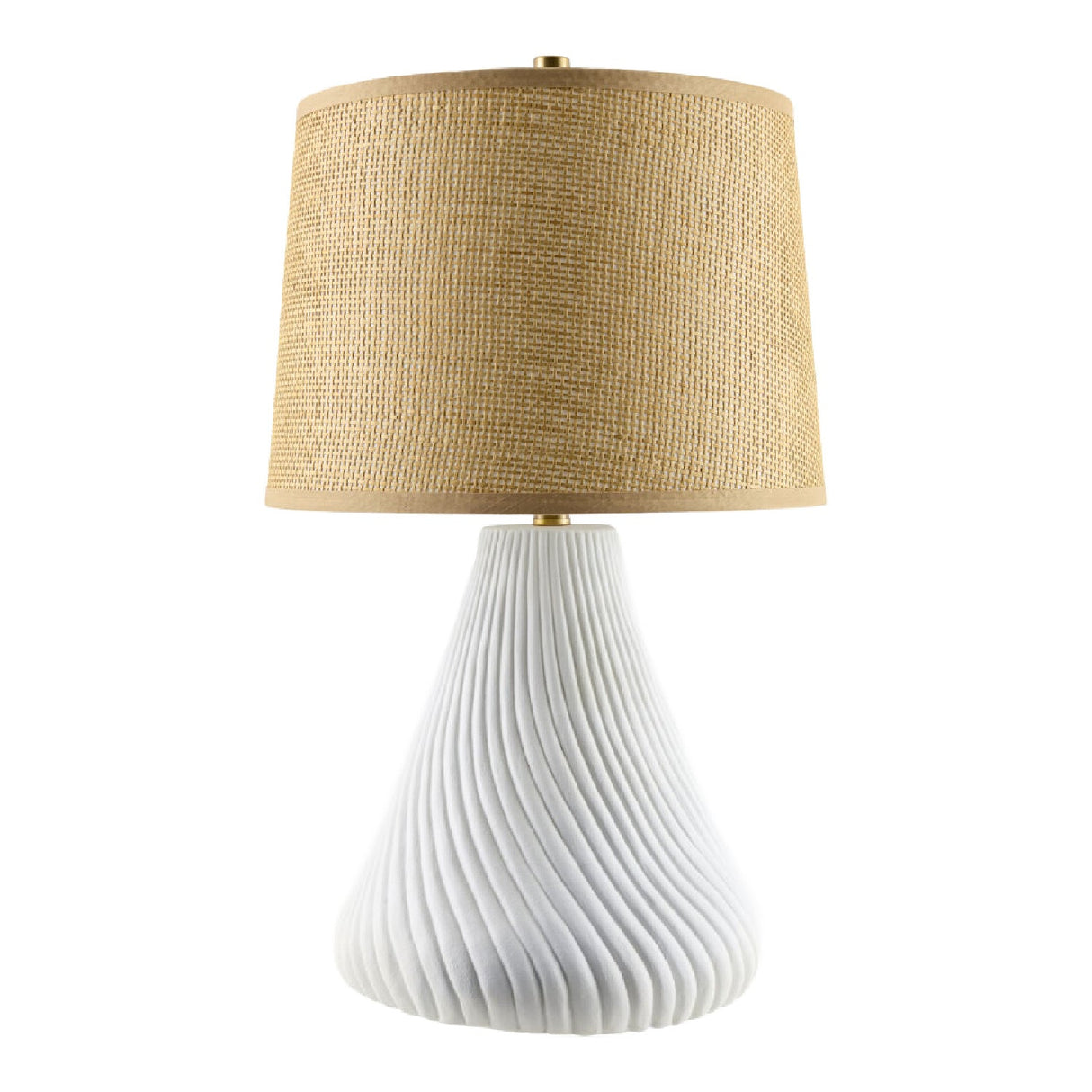 Modern European furniture - Brown Rattan Shade Table Lamp - www.oroa.com