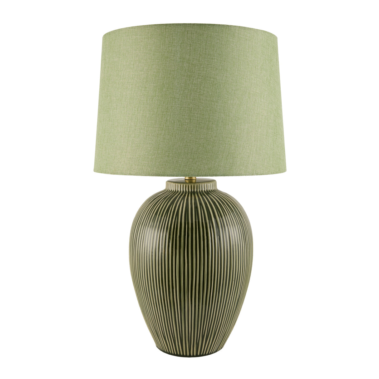 Modern European furniture - Hand-painted Green Ceramic Table Lamp - www.oroa.com