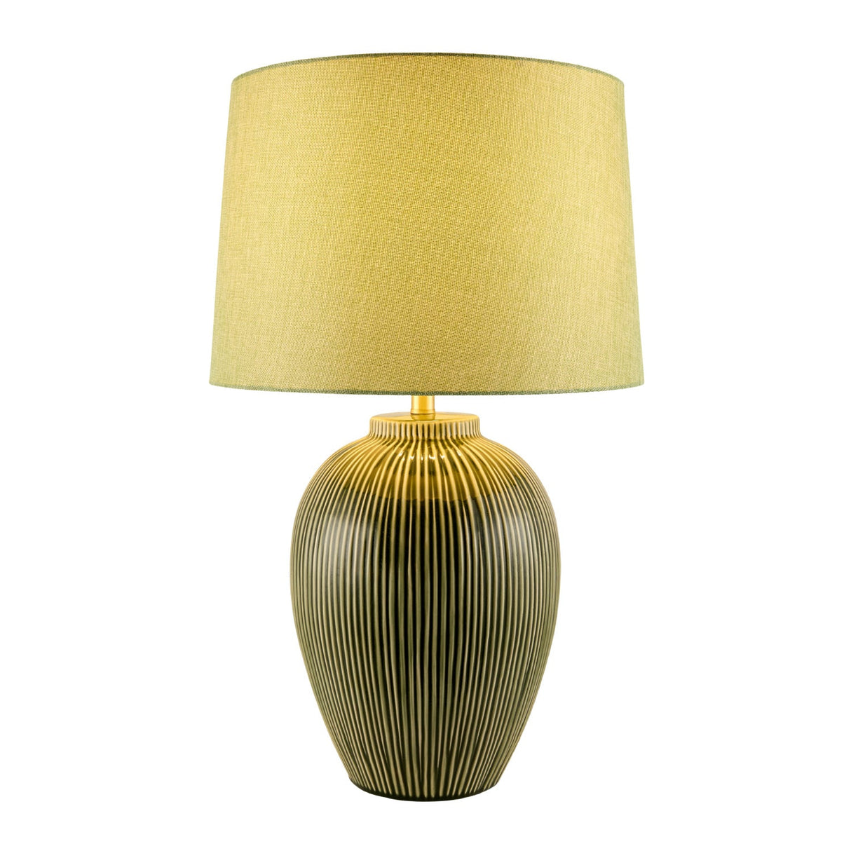 Modern European furniture - Hand-painted Green Ceramic Table Lamp - www.oroa.com